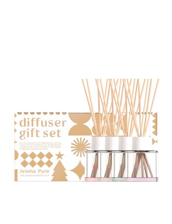 The Aromatherapy Co. Aroma Pure Diffuser Set, 4x 40ml product photo
