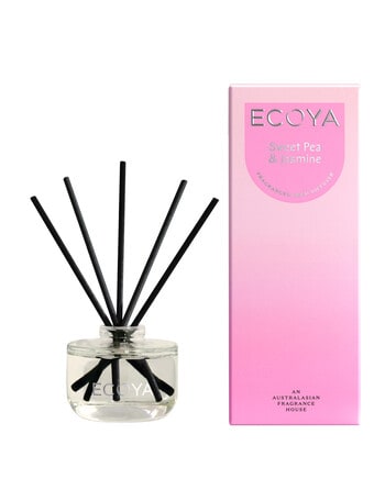 Ecoya Mini Reed Diffuser Sweet Pea & Jasmine, 50ml product photo