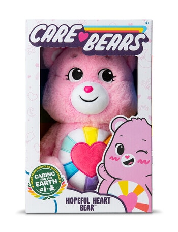 Care Bears Medium Plush, Hopeful Heart Bear Eco product photo