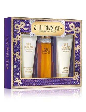 Elizabeth Taylor White Diamonds 100ml EDT 3-Piece Set product photo