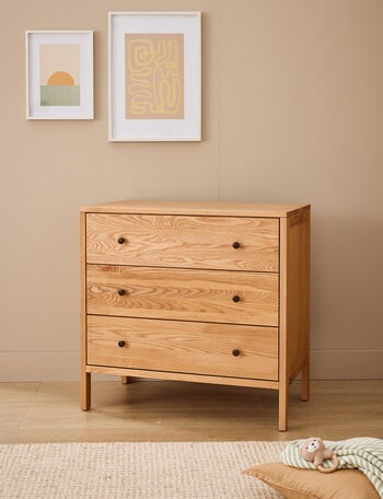 BabyRest Bexley Chest, Natural Ash product photo