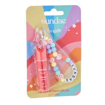 Sundae Lip Balm & Charm Gift Set product photo