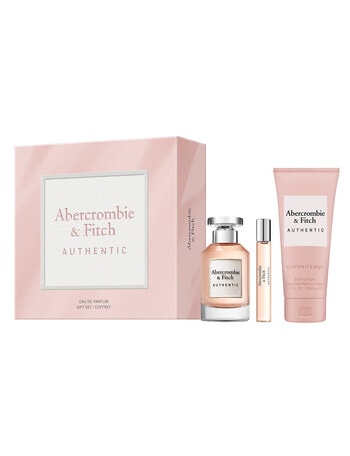 Abercrombie & Fitch Authentic Women, 100ml EDP, 3-Piece Set product photo