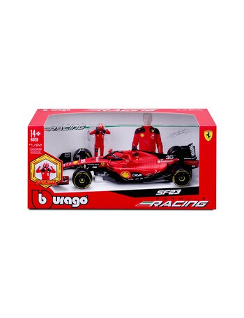 Bburago 1:24 F1 Ferrari SF-23 (#16 Charles Leclerc) - With Driver Figure product photo