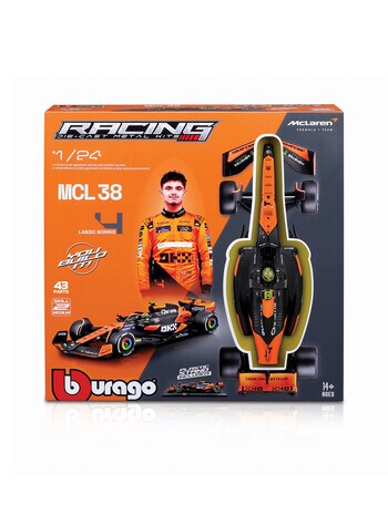 Bburago 1:24 Mclaren MCL-38 2024 Model Kit #4 Norris product photo