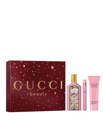 Gucci Flora Gorgeous Gardenia EDP 100ml Gift Set, 3-Piece product photo