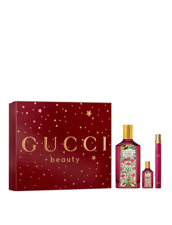 Gucci Flora Gorgeous Gardenia Intense EDP 100ml Set, 3-Piece product photo