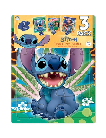 Puzzles Frame Tray Puzzles Disney Stitch, 3-Pack product photo