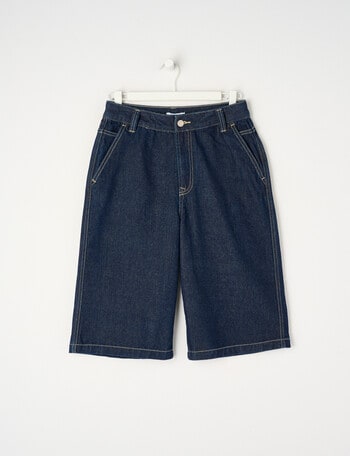 Switch Super Baggy Denim Jort, Indigo product photo