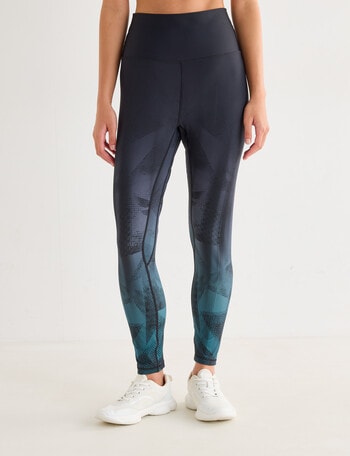 Superfit Limitless Legging, Moss Gradient Print product photo