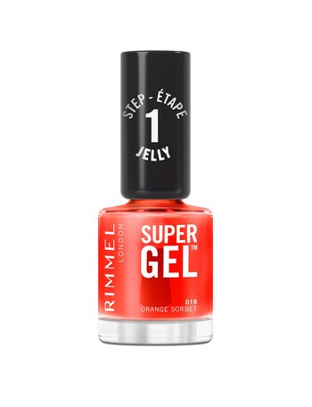 Rimmel Jelly Nail Polish, 18 Orange Sorbet product photo