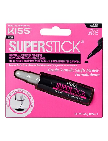 Kiss Nails Lash Superstick Individual Lash Glue, Black product photo