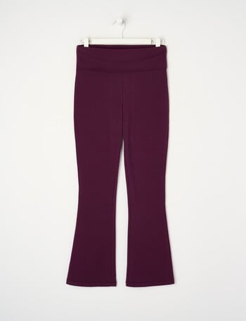 Switch Kylie Fold Back Flare Pant, Plum product photo