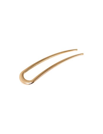 Mae French Hair Pin, Gold product photo