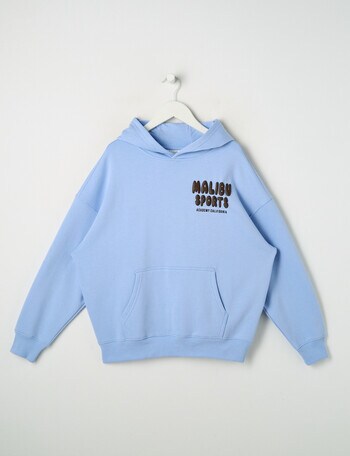 Switch Malibu Sports Oversized Hoodie, Sky & Chocolate product photo