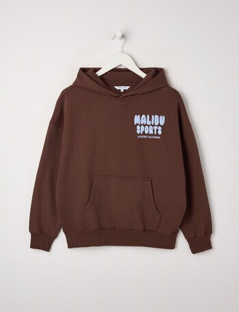 Switch Malibu Sports Oversized Hoodie, Chocolate & Sky product photo