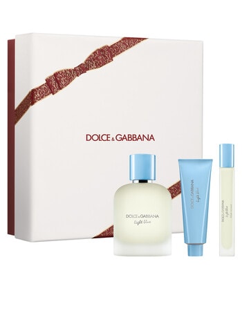 Dolce & Gabbana Light Blue Pour Homme EDT 100ml + Shower Gel 50ml + Travel Spray EDT 10ml product photo
