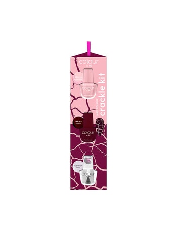 Colour by TBN Nail Colour Crackle Kit - Cracked Cherry product photo