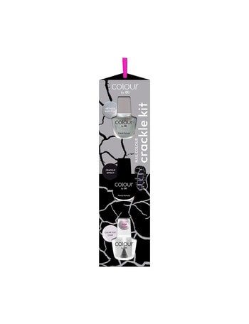 Colour by TBN Nail Colour Crackle Kit - Fractured Night product photo