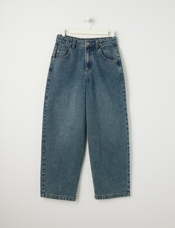 No Issue Super Baggy Denim Jean, Blue product photo