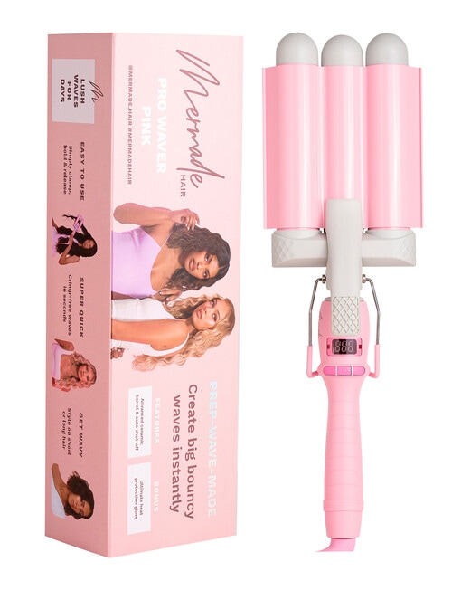 Mermade Hair 32mm Pro Waver - Pink, ME-2002 product photo