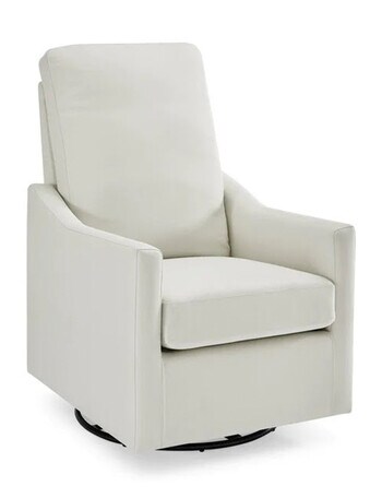 DELTA Glider Swivel Nursing Chair, Cream product photo