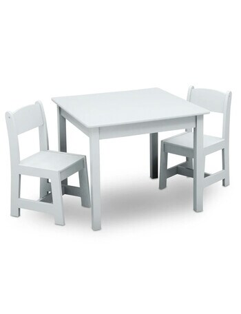 DELTA MySize Table & Chair Set, White product photo