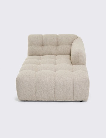 LUCA Furniture Vienna Fabric Chaise 1 Arm Right Hand Facing Sofa product photo
