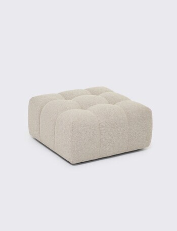 LUCA Furniture Vienna Fabric Ottoman product photo