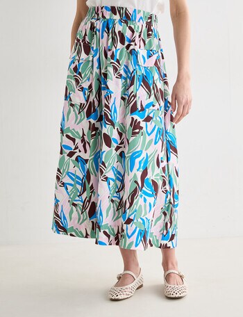 Jigsaw Isemene Midi Skirt, Print product photo