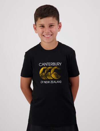 Canterbury Rakaia Short Sleeve Tee, Black product photo