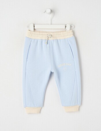 Teeny Weeny Fleece Track Pant Moonstone Blue product photo