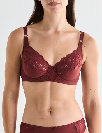 Caprice Cotton 025 Underwire Bra Spiced Apple, A-D product photo