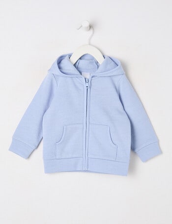 Teeny Weeny Merino Hoodie, Moonstone Blue product photo