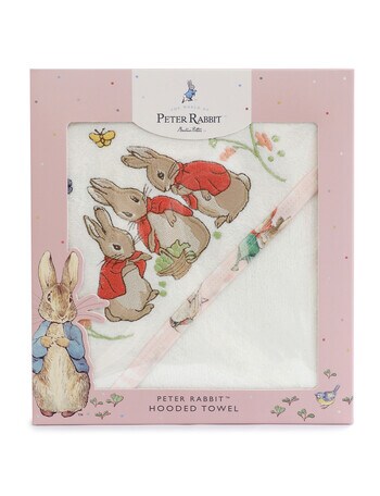 Peter Rabbit Flopsy & Cottontail Hooded Towel product photo