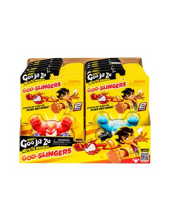 Heroes of Goo Jit Zu Series 13, MM Goo Slingers, 2-Pack, Assorted product photo
