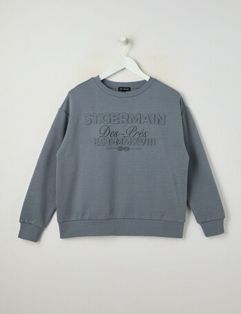 No Issue St Germain Deboss Crew, Fog product photo