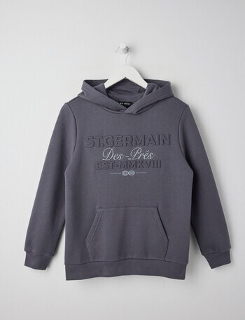 No Issue St Germain Deboss Hoodie, Smoke product photo