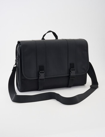 Laidlaw + Leeds Messenger Bag, Black product photo