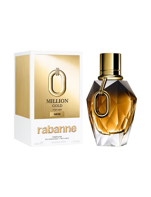 Rabanne Million Gold For Her Parfum, Refillable product photo View 02 L