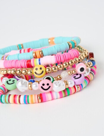 Mac & Ellie Smiley Bracelet Set product photo