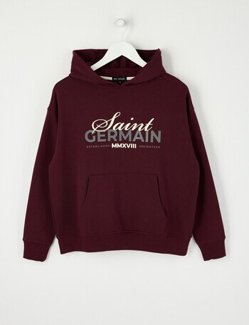 No Issue St Germain Oversize Hoodie, Burgundy product photo