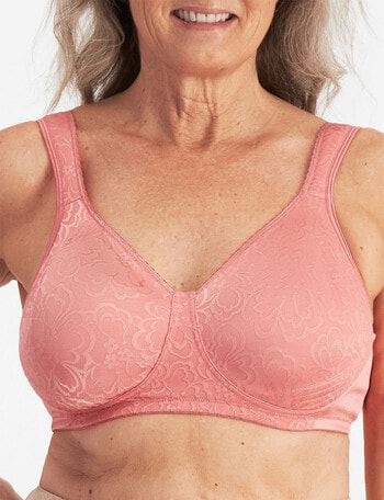 Playtex Ultimate Lift & Support Wirefree Bra, Dark Red, B-E product photo