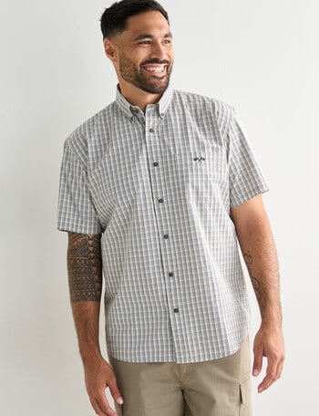 Logan Raine Short Sleeve Shirt, Grey product photo