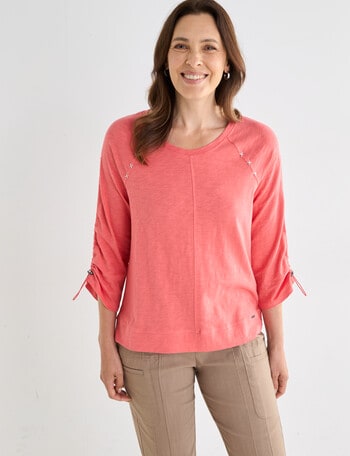 Line 7 Tie Breaker Top, Emberglow product photo