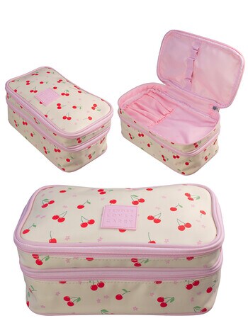 Tender Love + Carry Double Zip utility, Cherry Flower product photo