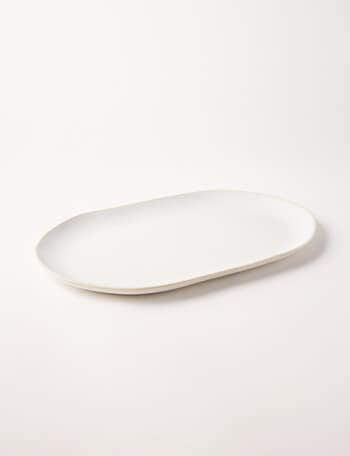 Stevens Amara Platter, 37cm, White Speckle product photo