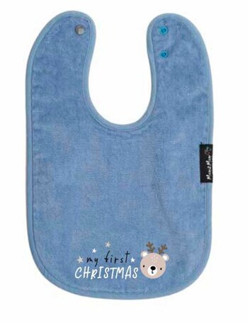 Mum 2 Mum Wonder Bib, My First Christmas, Blue product photo