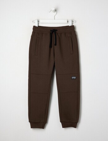 Mac & Ellie Knee Panel Trackpant, Chocolate product photo
