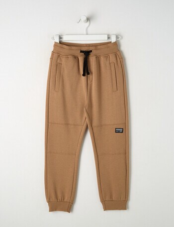 Mac & Ellie Knee Panel Trackpant, Tan product photo